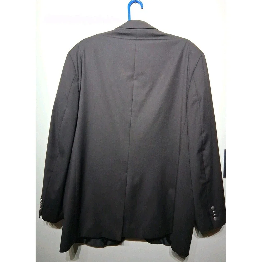 Ralph Lauren Blue Label Men's Black Wool Blazer Royal Blackheath Club Buttons